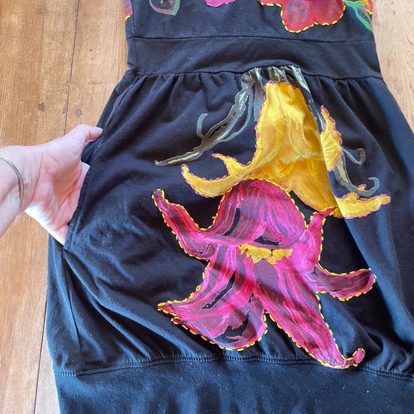 Desigual Embroidered Floral Mini Dress - Picture 4 of 5